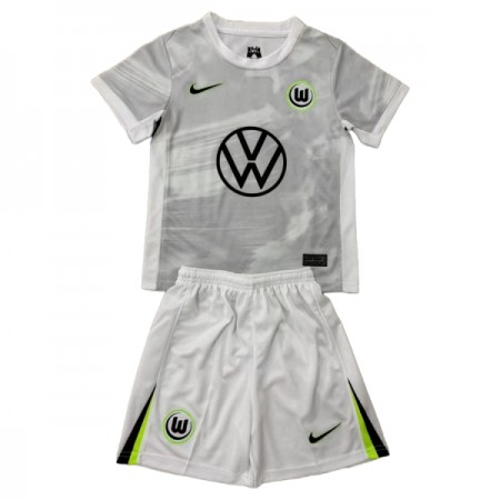 Jalkapallo Pelipaidat/Peliasut VfL Wolfsburg Lasten Vieraspelipaita 2025-26